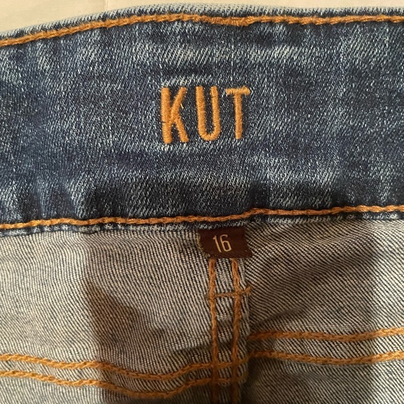 Kut from the Kloth high rise toothpick skinny jeans size 16. - Picture 8 of 16